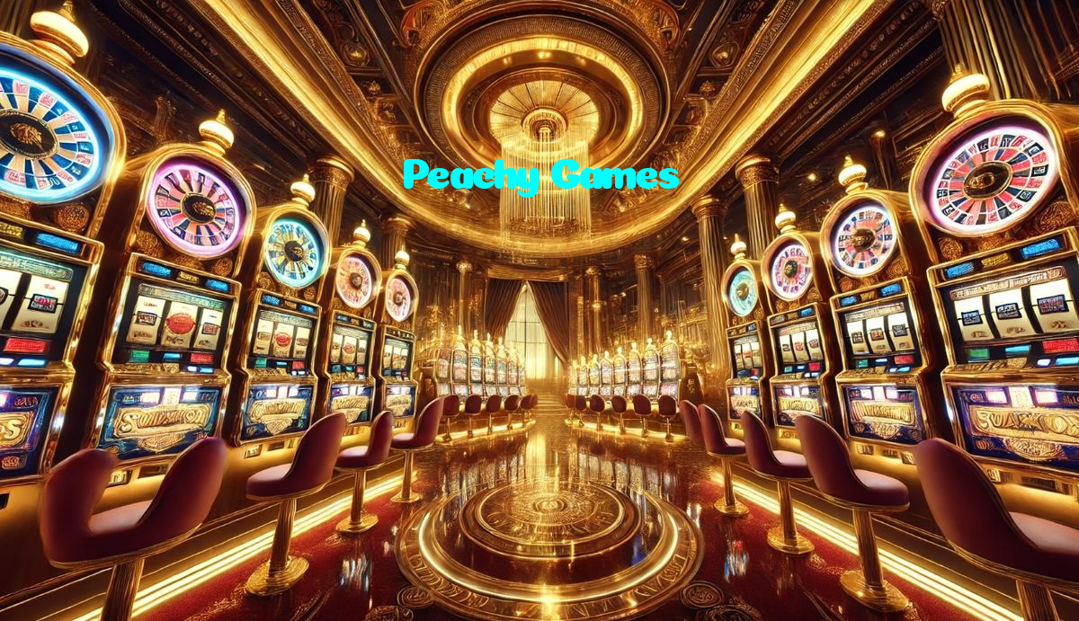 Peachy Games casino presented on mobile device in Pakistan with slots and live games